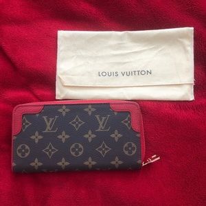 Louis Vuitton Zippy Retiro Cerise Wallet